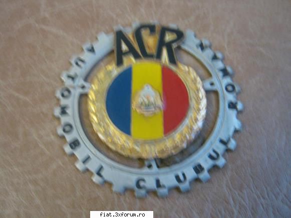 Vand sigla ACR din metal - sigla e pastrata in stare bune , este facuta din - Bursa