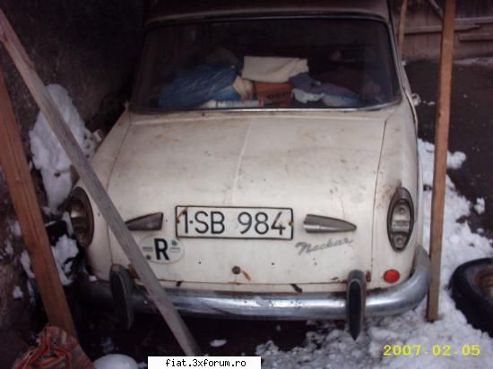 Vind fiat Neckar 1959 - Inca una! Sticlele la stopuri le am dar sint - Discutii libere