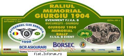 XIII Raliul Memorial Giurgiu 1904 - AUTOMOBILIA - Classic corner