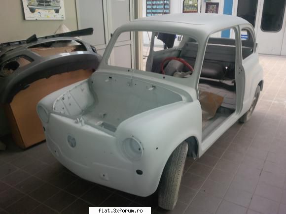 a inceput sa prinda viata - Astazi am terminat de chituit sper ca luni sau - Club Fiat 500 & 600