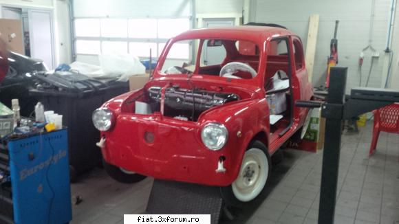 a inceput sa prinda viata - am terminat cu instalatia electrica - Club Fiat 500 & 600