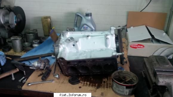 a inceput sa prinda viata - si m-am apucat de motor - Club Fiat 500 & 600