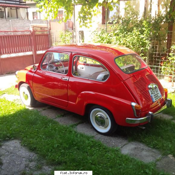 a inceput sa prinda viata - Cred ca am terminat . Azi am a facut primul drum - Club Fiat 500 & 600