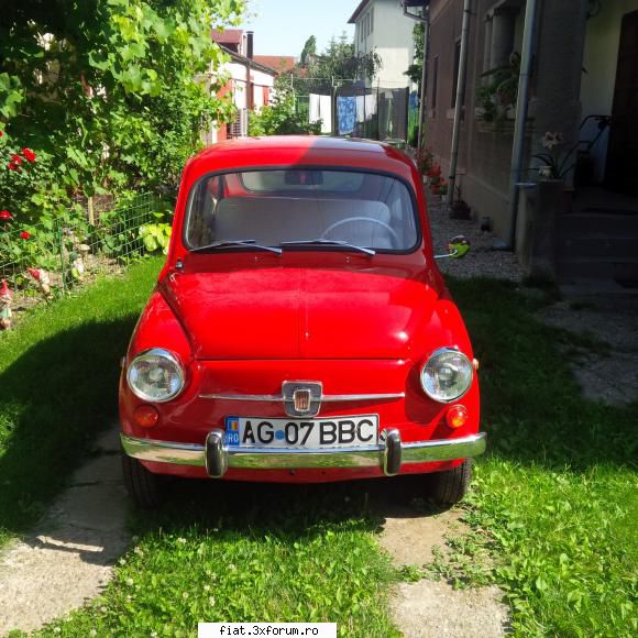 a inceput sa prinda viata - trebuie sa o spal si sa o lustruiesc - Club Fiat 500 & 600