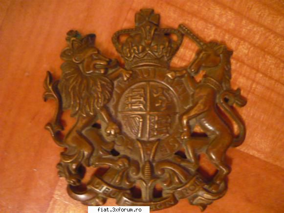 antic-piese noi - emblema franta anii ron are scris pe ea Dieu et - Anunturi