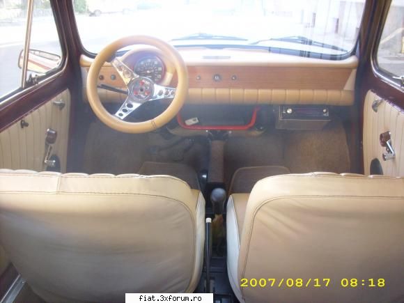 buburuza 500 - nu se vede grozav , pozat prin geam - Club Fiat 500 & 600