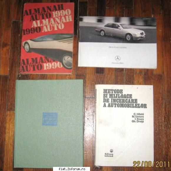 carti si brosuri auto de vanzare - De vanzare urmatoarele carti : -Almanah Auto - Anunturi