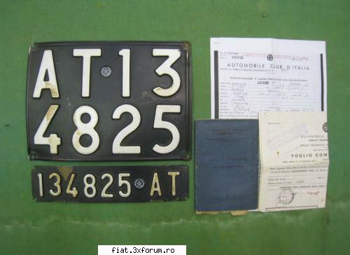 caut acte FIAT 600 - cosminb - Club Fiat 500 & 600