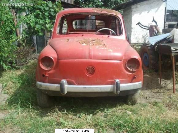 caut acte FIAT 600 - incearca pe MERCADOR.RO este un tip care vinde 2 - Club Fiat 500 & 600