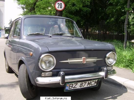 check this out ...masina mea - Fiat-ul 850 are gauri pentru suport de numar in - Club Fiat 850