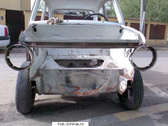 check this out ...masina mea - asa arata masina in prezent.mai am de curatat - Club Fiat 850