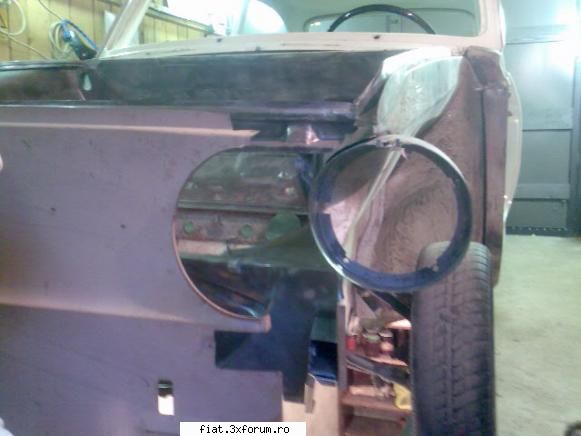 check this out ...masina mea - incep sa montez panou de fata - Club Fiat 850