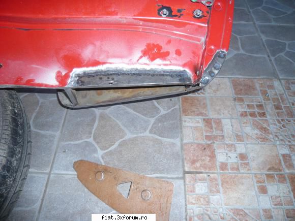 check this out ...masina mea - o mica problema si pe dreapta am refacut bucatica - Club Fiat 850