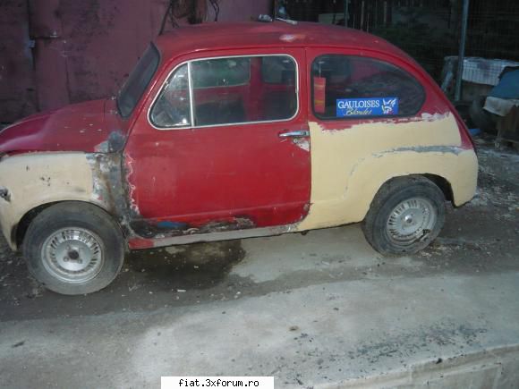 e mic si rosu dar a revenit la viata . - lorento600 - Club Fiat 500 & 600