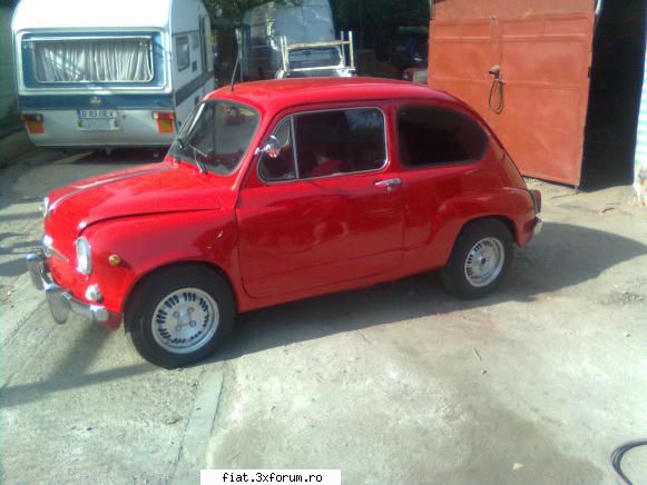 e mic si rosu dar a revenit la viata . - si acum gata de drum - Club Fiat 500 & 600