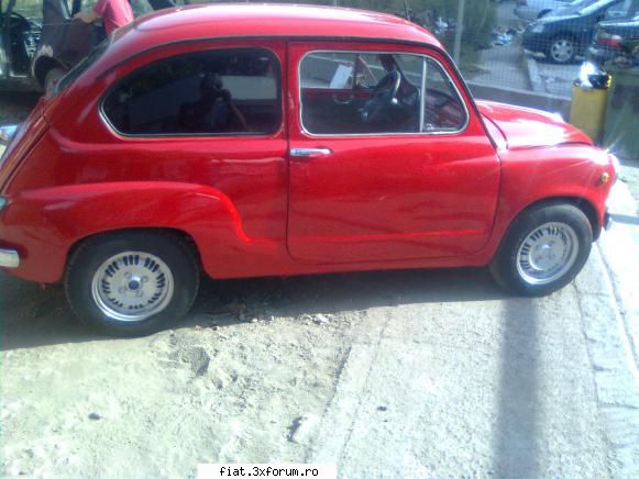 e mic si rosu dar a revenit la viata . - gata de plimbare si intilniri - Club Fiat 500 & 600