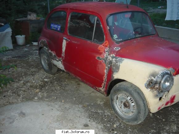 e mic si rosu dar a revenit la viata . - lorento600 - Club Fiat 500 & 600
