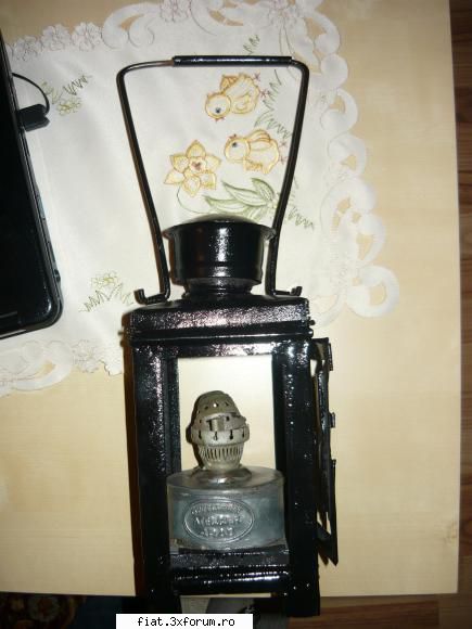 felinar lampa birou ,CFR ,pafta militara ,cazma militara ,etc - felinar CFR inscriptionat 75 lei - Anunturi