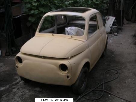 fiat 500 Part 1 - am scos parbrizul, si am continuat cu primul - Club Fiat 500 & 600