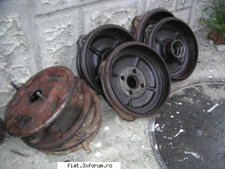 fiat 500 Part 1 - tamburii si talerele. talerele au fost sablate si - Club Fiat 500 & 600