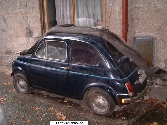 fiat 500 Part 1 - Asta e masina lui Genu , vrea 1000 de euro pe ea - Club Fiat 500 & 600