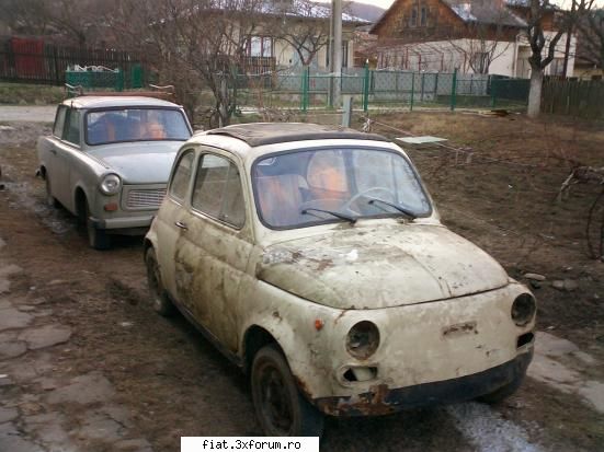 fiat 500 Part 1 - si poze mai vechi.. cand a ajuns la cimpina.. pe - Club Fiat 500 & 600