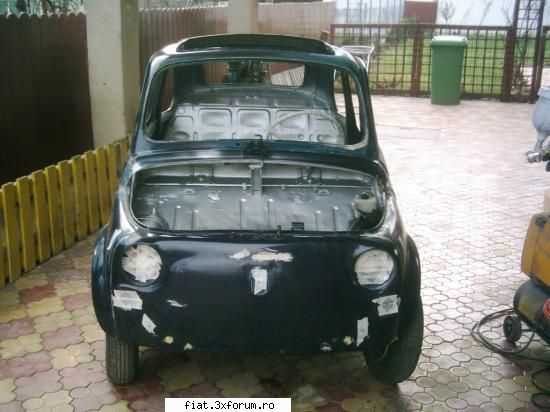 fiat 500 Part 1 - revin cu poze...dupa ce lam dat cu autovapant shi - Club Fiat 500 & 600