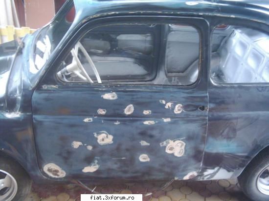 fiat 500 Part 1 - aici era cel mai tare mancata shi umflat chitul - Club Fiat 500 & 600