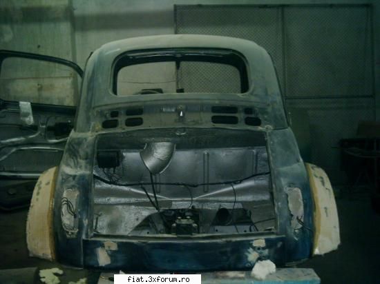 fiat 500 Part 1 - mai pun o poza cu spatele aproape gata - Club Fiat 500 & 600