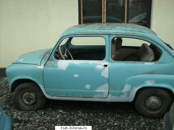 fiat 600 D - as dori sa va prezint, poza cu poza, restaurarea - Club Fiat 500 & 600