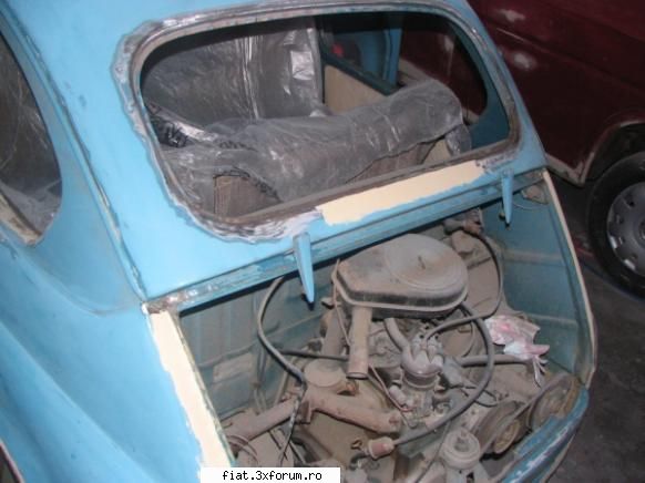 fiat 600 D - a fost demontat capota de motor - Club Fiat 500 & 600