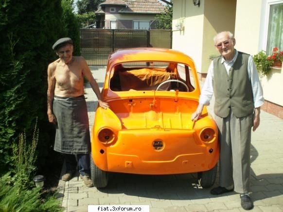 fiat 600 D - bunicul si mihai bachy :) - Club Fiat 500 & 600