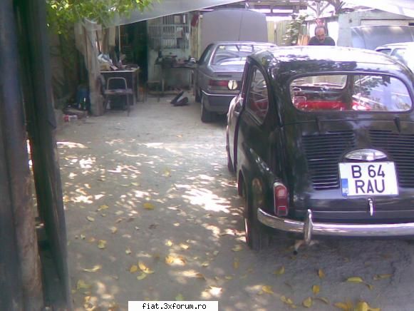 fiat 600 D - lafel am facut si eu. Cu vopsea rosie si - Club Fiat 500 & 600