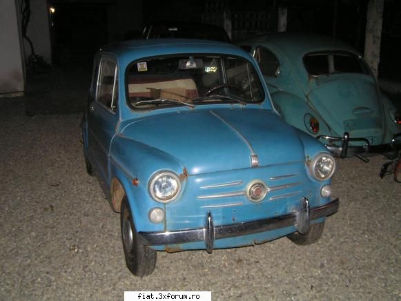 fiat 600 D, 1965 ! ! ! - multumesc ova. butonul e de la fiat 1100, dar - Club Fiat 500 & 600
