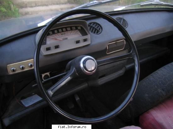 fiat 850 - bordul, impecabil - Masina mea
