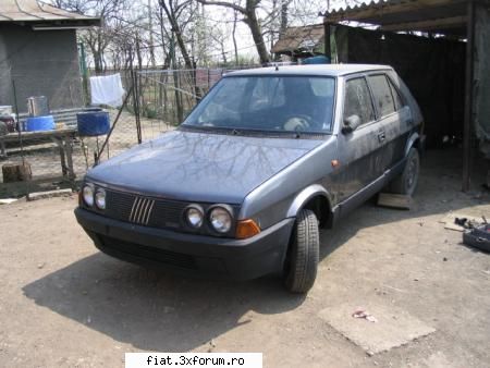 fiat ritmo - acum, dupa tinichigerie si vopsitorie arata asa - Masina mea...