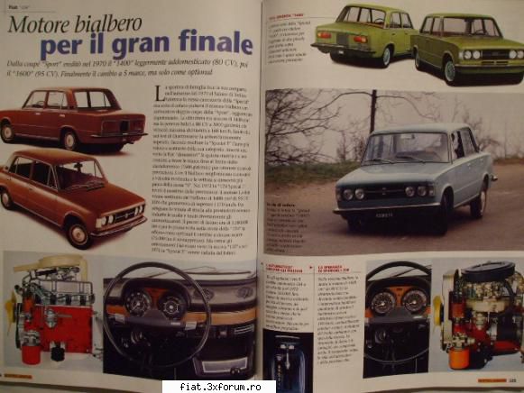 ghidul colectionarului de Fiat - sport1299 - Tehnic