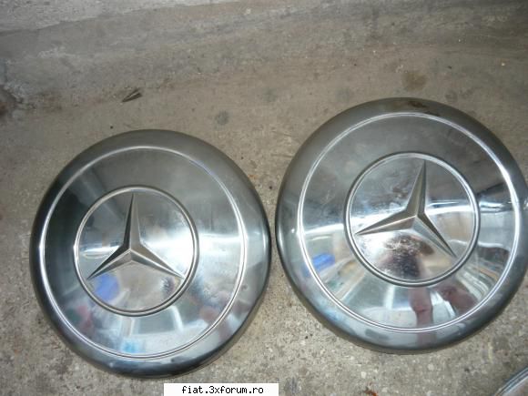 lichidare stoc piese noi si sh - capace roata mercedes-2 buc + 1 buc ornament - Anunturi