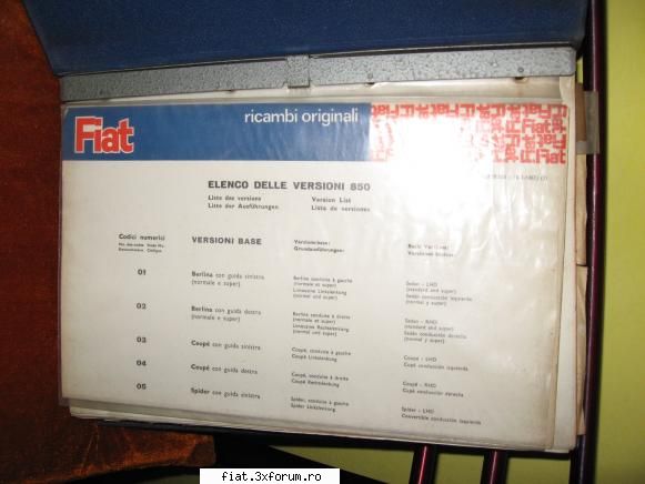 manual de service Fiat 850 original - o poza dinauntru - Club Fiat 850