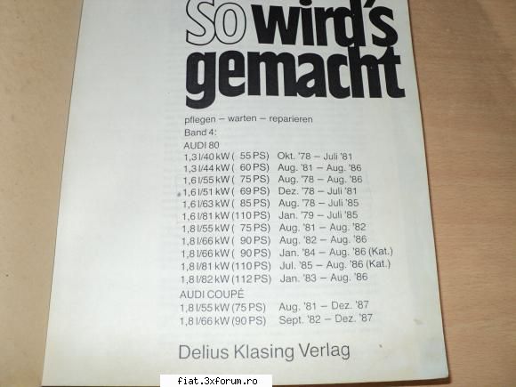 manuale AUDI 80 - 2 manuale AUDI 80 primul, manual reparatii: peste - Anunturi