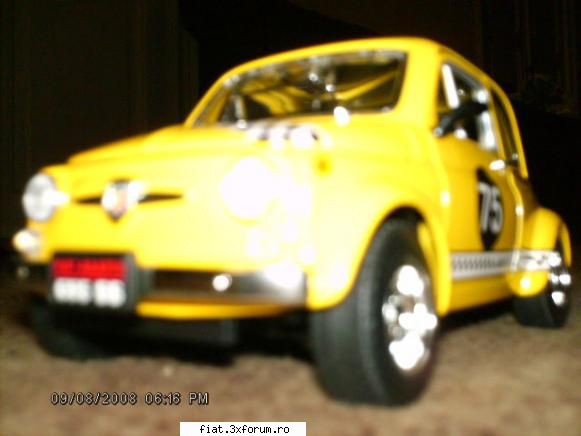 mi-am luat fiat 500 - am un fiat 500 de jucarie galben poze cu ea - Club Fiat 500 & 600