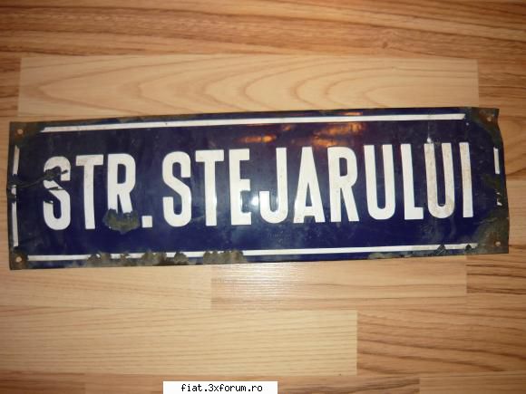 nr moto din aluminiu ,nume de strazi etc - placa cu nume de strada este tot din tabla - Anunturi