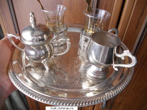 obiecte vechi - NU SUNT DE VANZARE! Set de masa pentru ceai - Classic corner