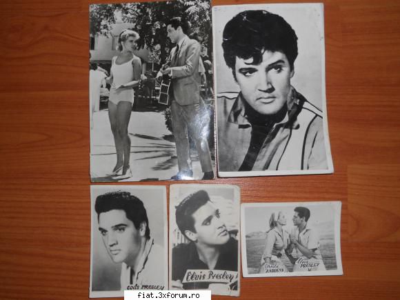 obiecte vechi - VANDUT- Lot 5 fotografii vechi Elvis Presley - Classic corner