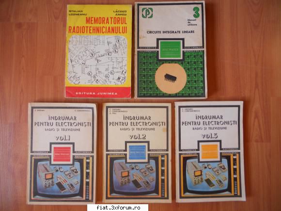 obiecte vechi - LOT 5 CARTI ELECTRONISTI, ELECTRONICA. 3 Volume - Classic corner