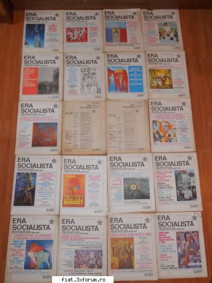 obiecte vechi - Lot 26 Reviste vechi ERA SOCIALISTA. Revista - Classic corner
