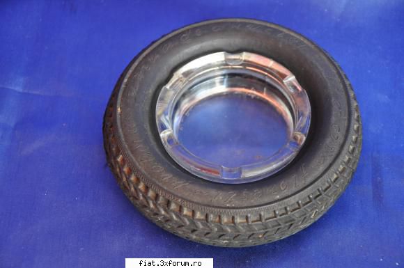 obiecte vechi - VANDUT- Scrumiera romaneasca veche �Cauciuc de - Classic corner