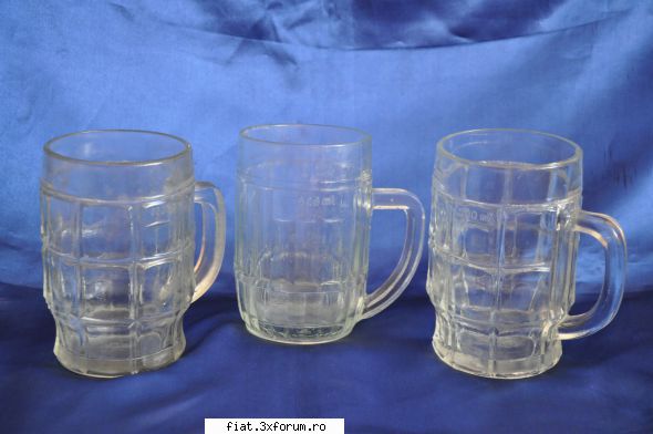 obiecte vechi - Lot 3 Halbe de bere vechi. 0,5L. Halba Sticla de - Classic corner