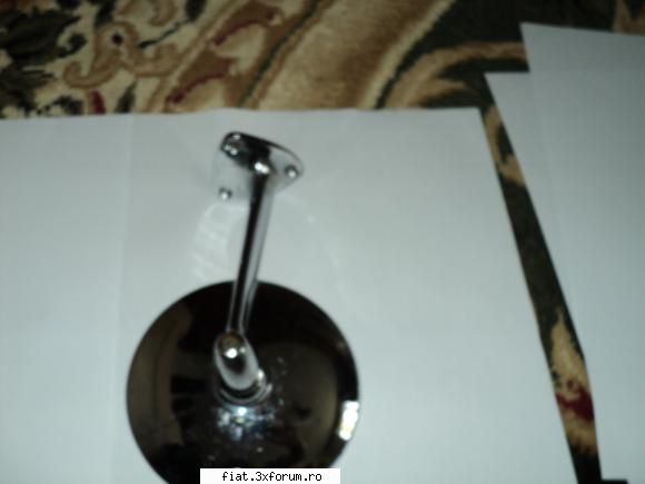 oglinda FIAT 850 - oglinda cromata in stare noua - 150 ron sticla - Club Fiat 850
