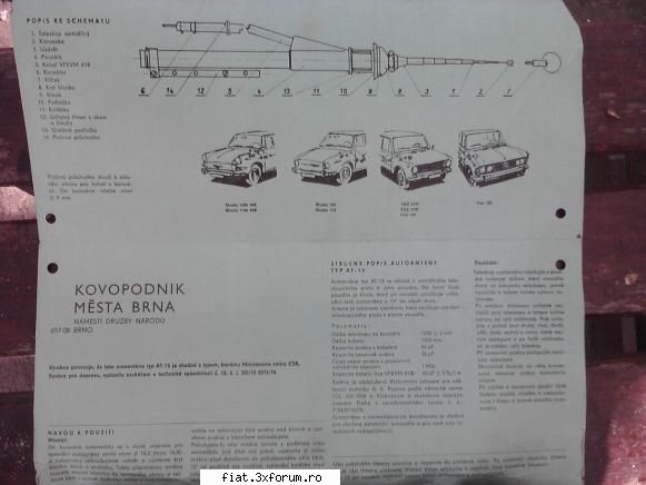 piese fiat 125& 1500 SI skoda - TTT35 - Bursa